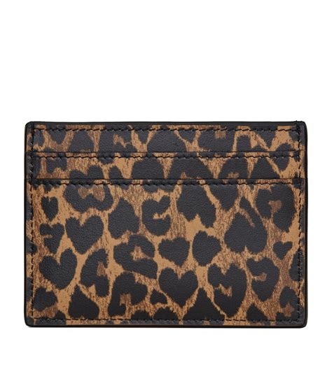 leopardl print slim credit card holder with rfid protection|Amazon.com: Leopard Print Card Holder.